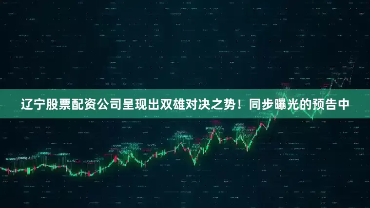 辽宁股票配资公司呈现出双雄对决之势！同步曝光的预告中